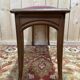 Bench - Art Nouveau style solid oak piano bench