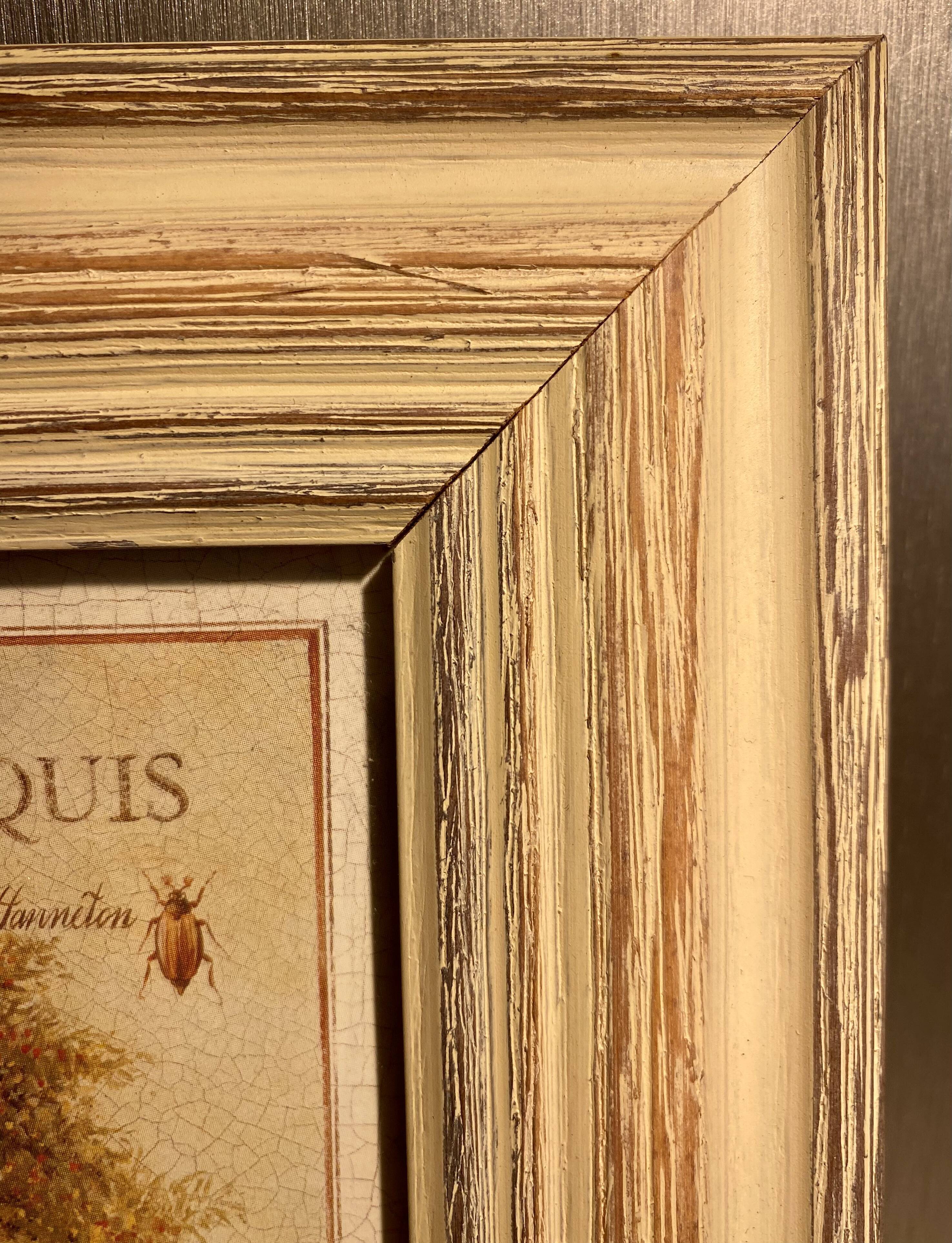 Botanical painting, arbutus trees of the maquis, XXI century