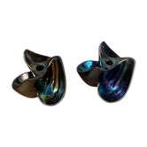 Pair of vintage Verceram candle holders