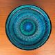 Large Mid-Century Modern Rimini Blu Pottery Bowl by Aldo Londi for Bitossi, Italy, 1960s