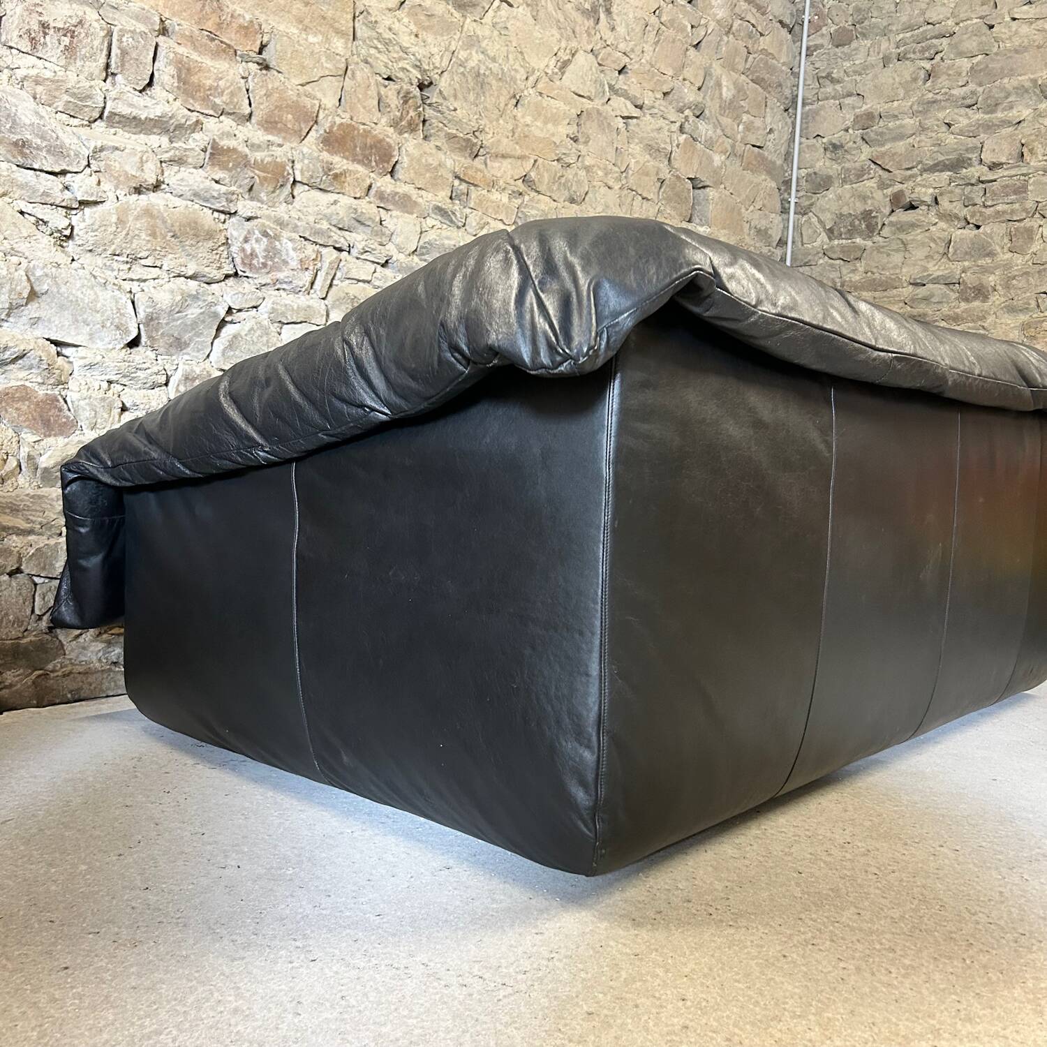 Canapé cuir Flou Flou par De Pas, D’Urbino & Lomazzi pour Ligne Roset