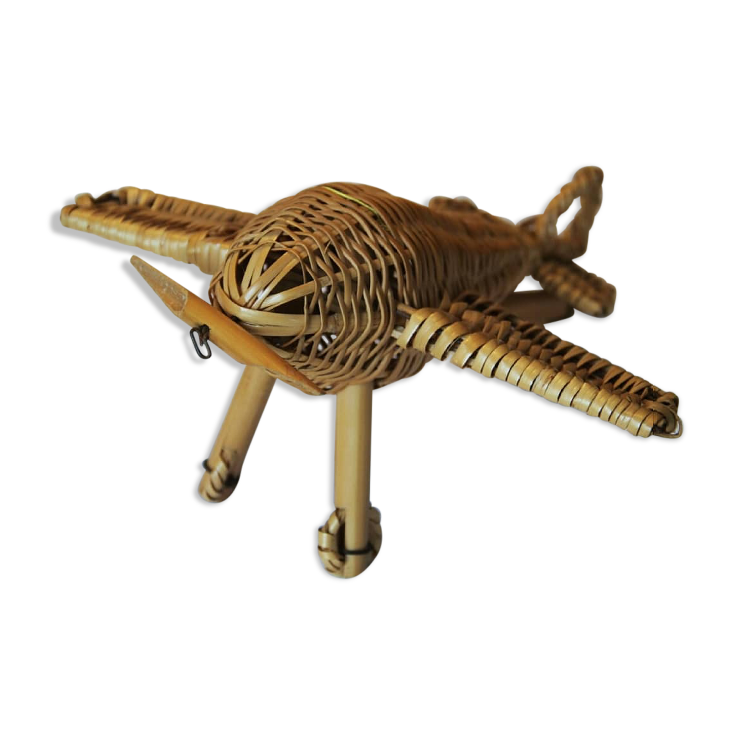 Aircraft vintage rattan