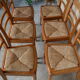 6 Luterma bistro chairs - Monobloc system - 1950s - vintage
