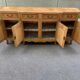 Louis XV sideboard in solid blond wood and marquetry