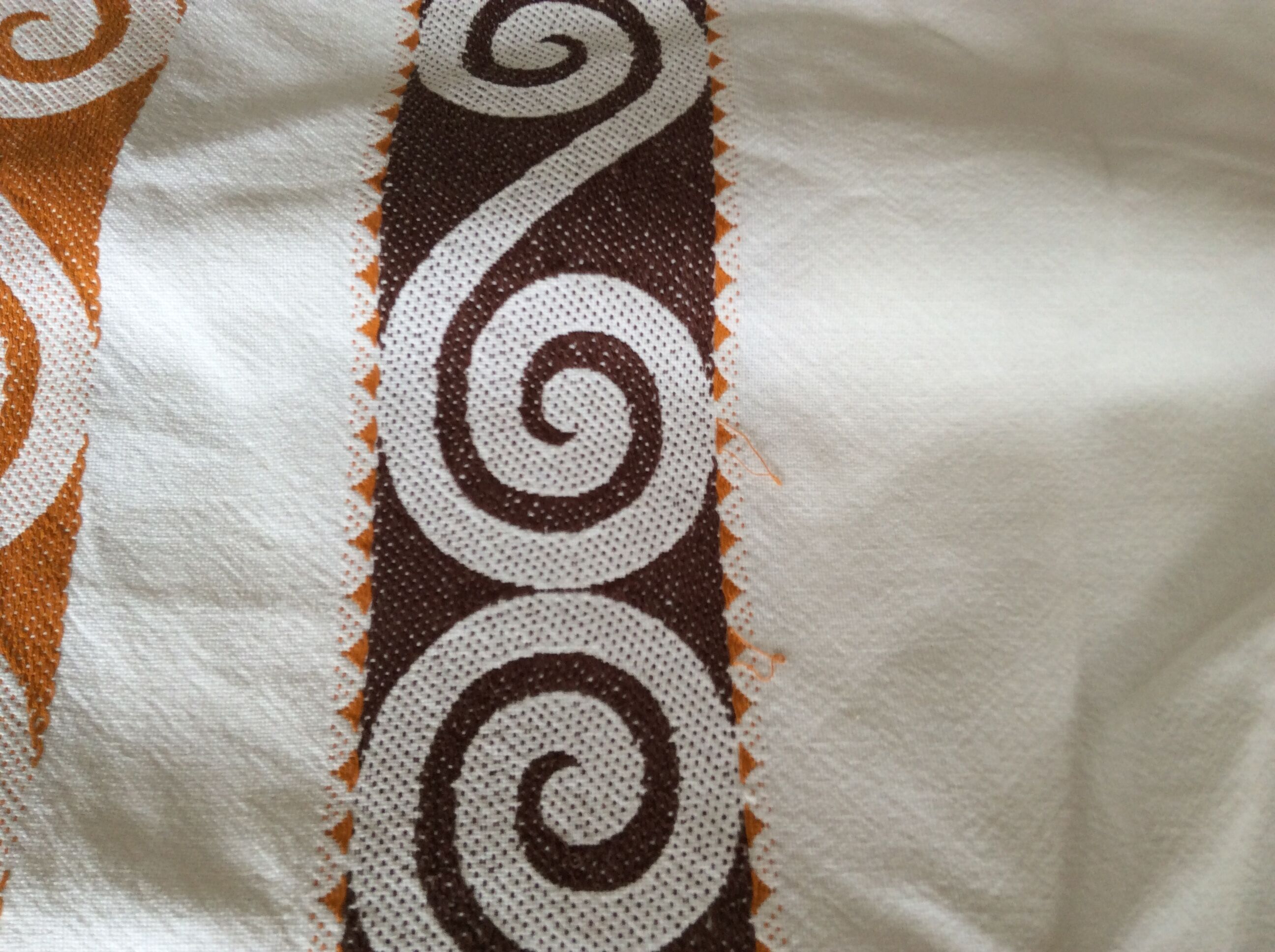 Vintage round tablecloth