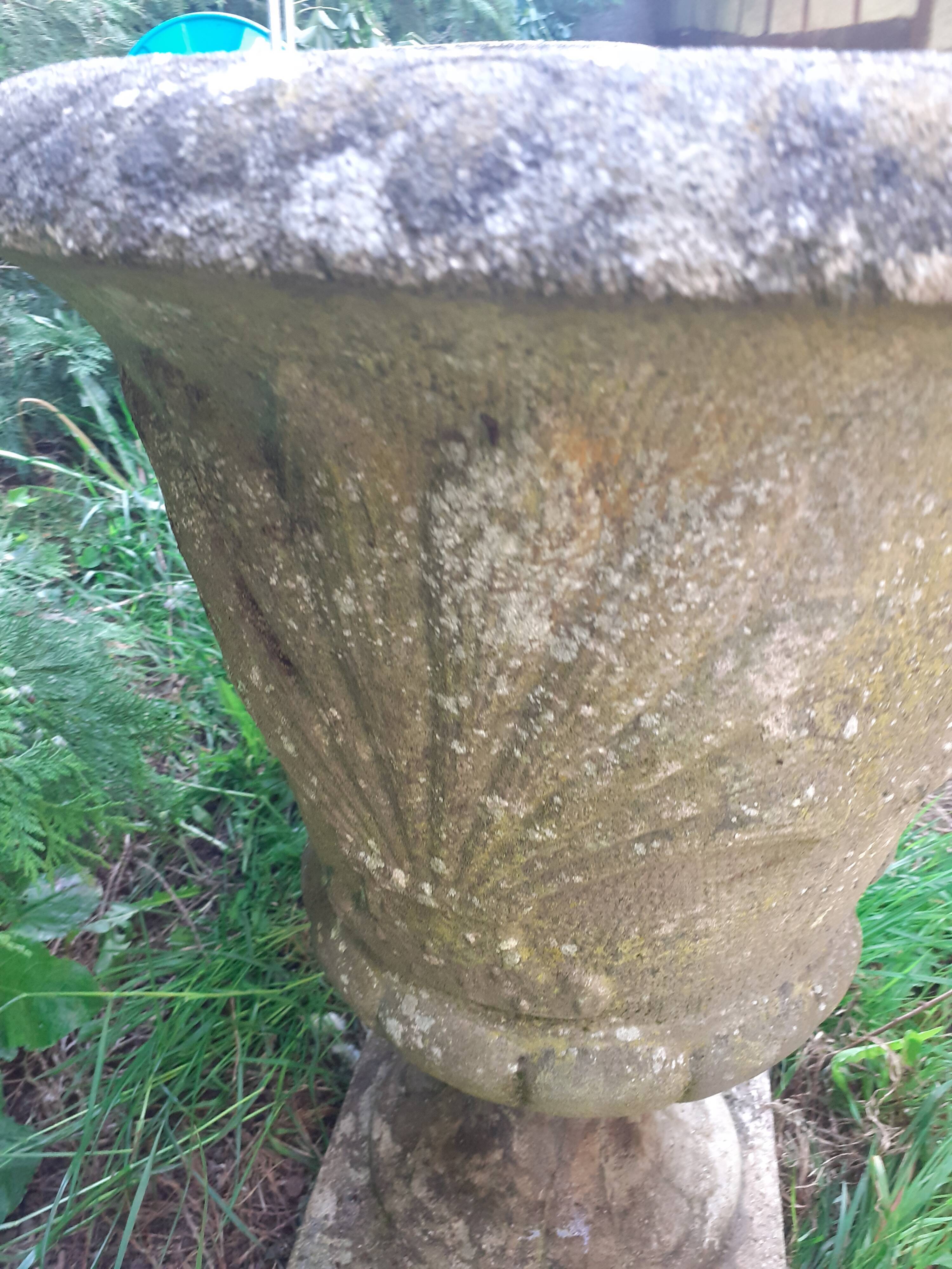 Pair of stone planter medicis