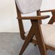 Pair of Scandinavian bridge armchairs in teak, Denmark circa 1950.