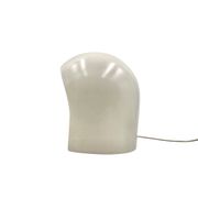 Lampe de table en céramique blanche organique, Italie 1970