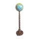 World map floor lamp