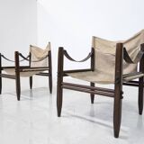 Pair of Safari Armchairs by Gianfranco Legler for Zanotta, 1960s