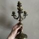 Old metal candlestick