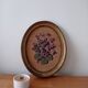 Vintage floral pattern canvas