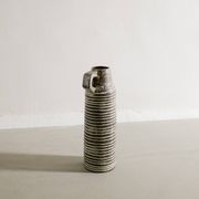 Vintage Swedish Mid Century Grey Ceramic Floorvase Ingrid Atterberg, 1950s