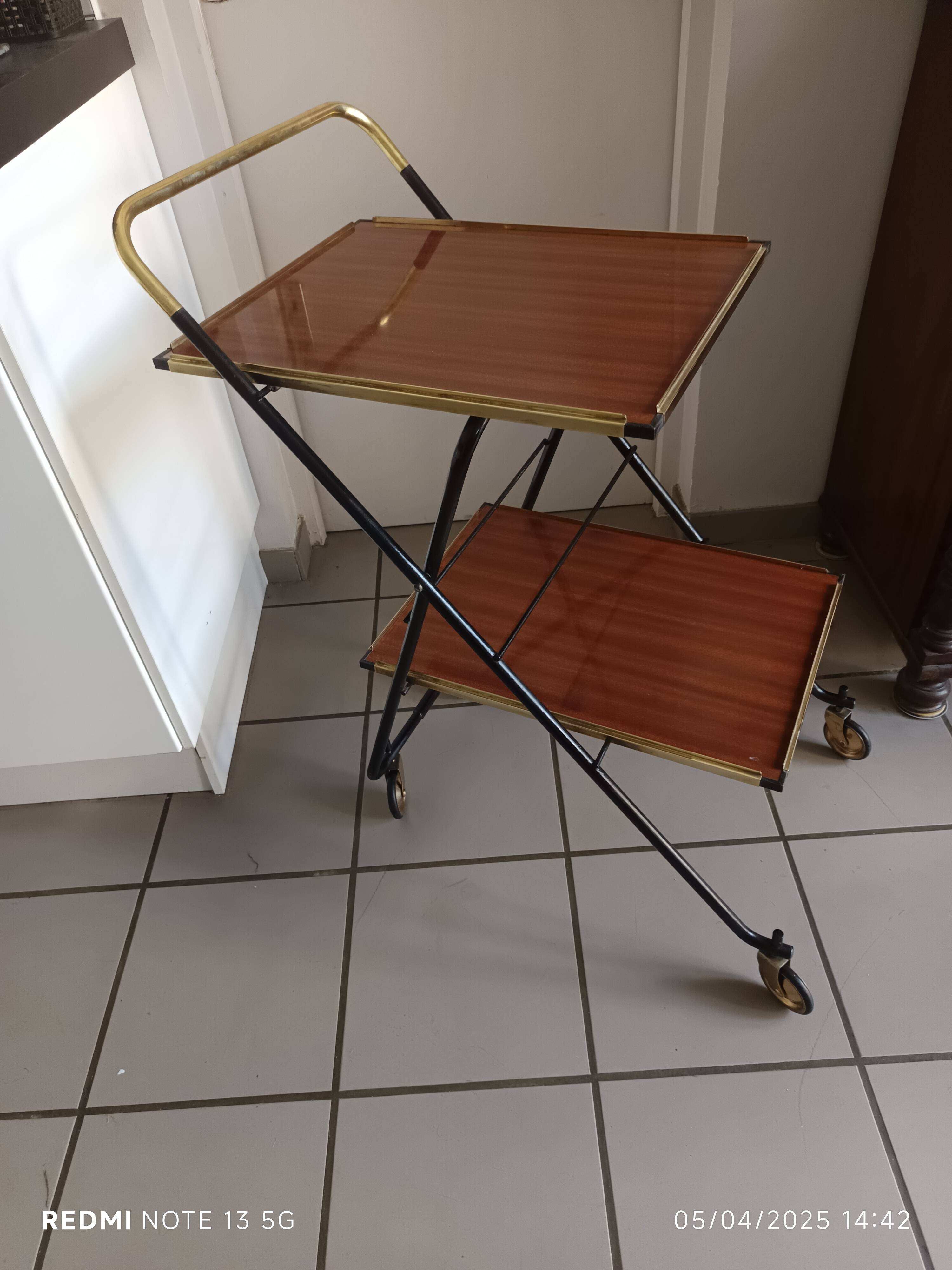 vintage drinks trolley France 1960