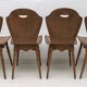 After Carlo Ratti Mid-Century Modern Italian Bentwood Chairs, 1950s