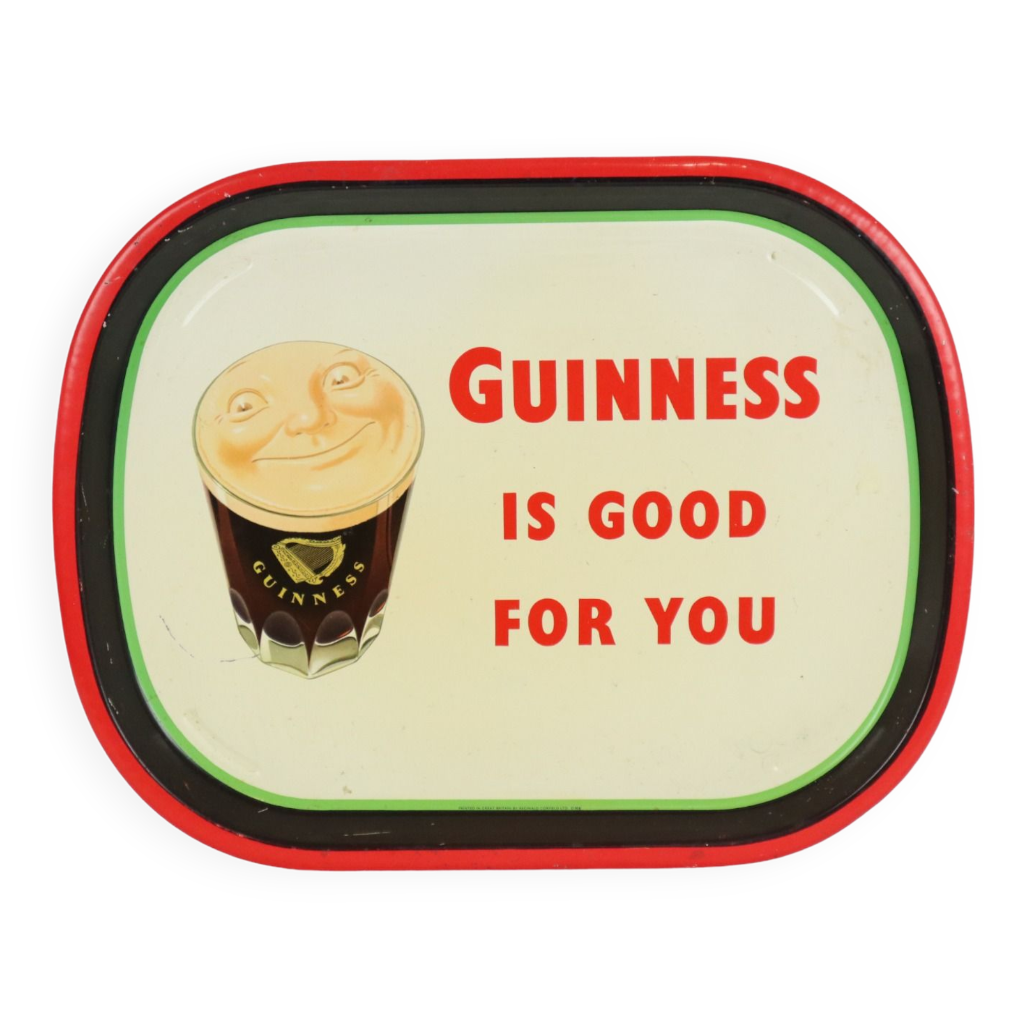 Guinness is Good For You Tray Advertising Reginald Corfield 1950s