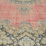 Hand-Knotted Persian Antique 1970s 336 cm x 454 cm Beige Wool Carpet