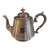 Silver metal coffee maker