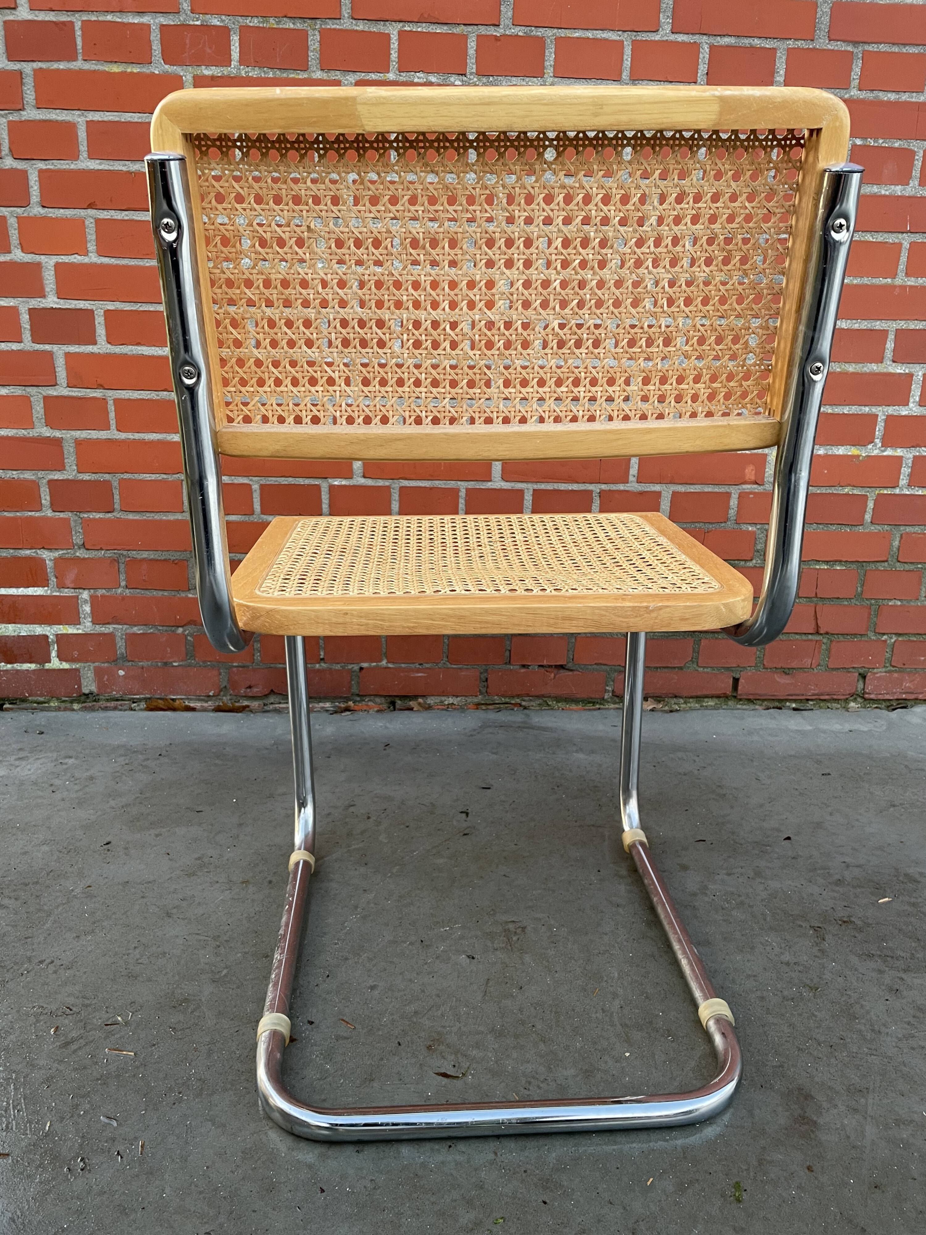 Cesca chair b32 model design Marcel Breuer