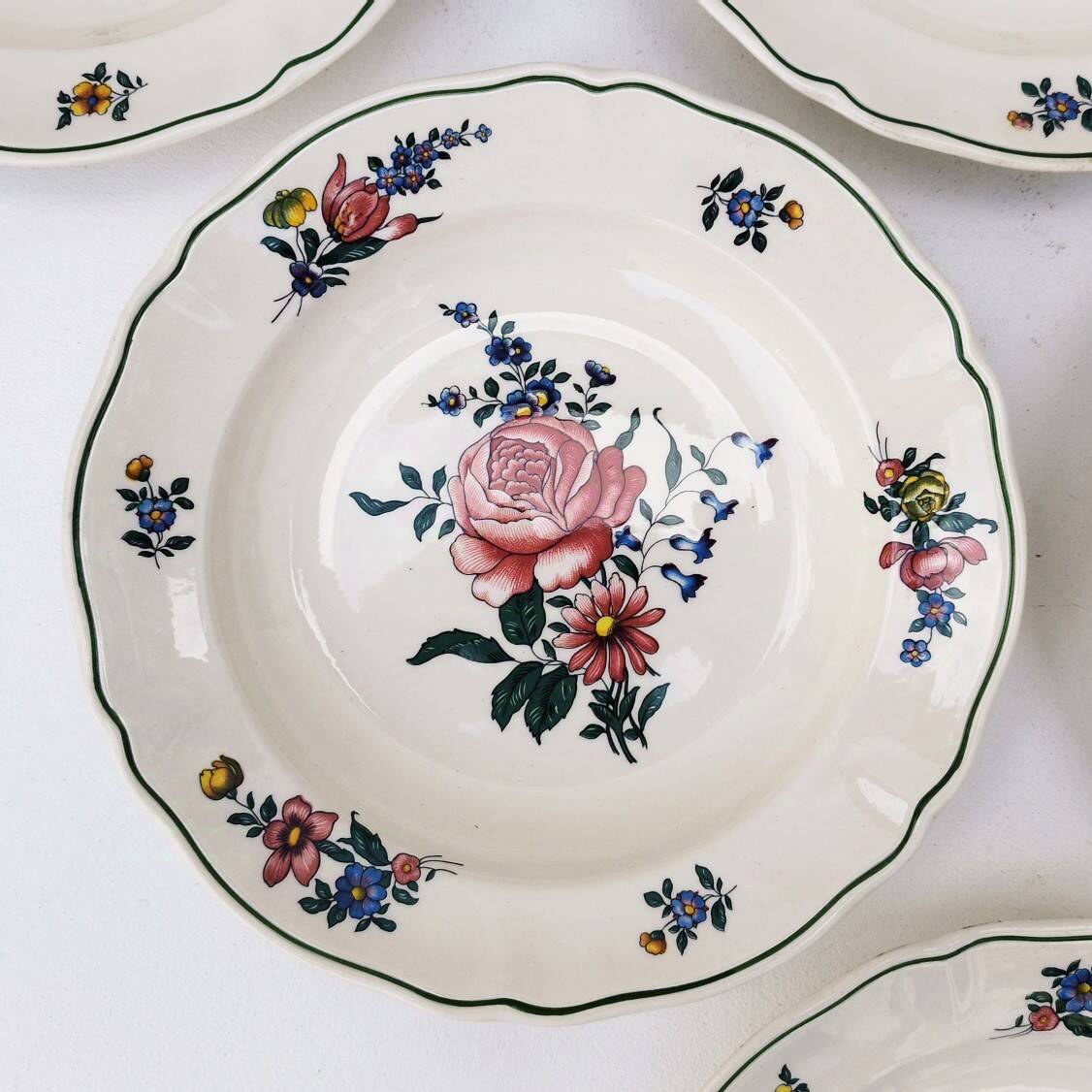 6 Villeroy & Boch Vieux Strasbourg vintage N° 1 soup plates