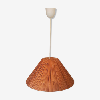 Suspension vintage en lamelle de bois