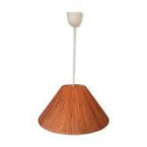 Suspension vintage en lamelle de bois