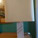 Travertine lamp foot with its original lampshade