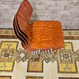 Set of 4 stackable chairs Flototto design Adam Stegner 60s vintage