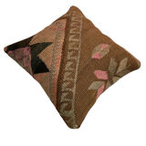 Housse de coussin kilim turc vintage 40 x 40 cm