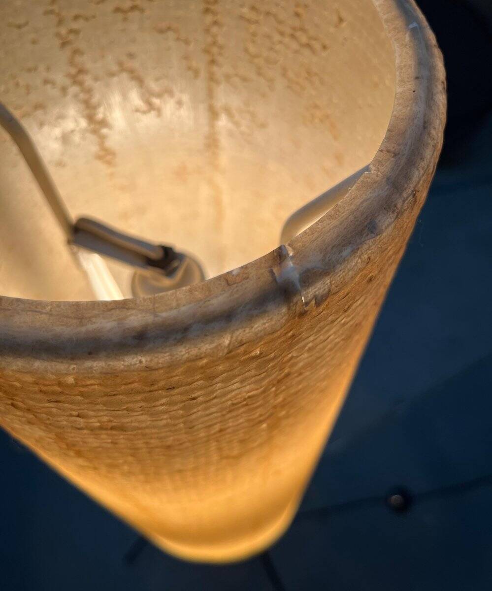 Mid-century minimalist tripod floor lamp by Hesse Leuchten, 1960s.