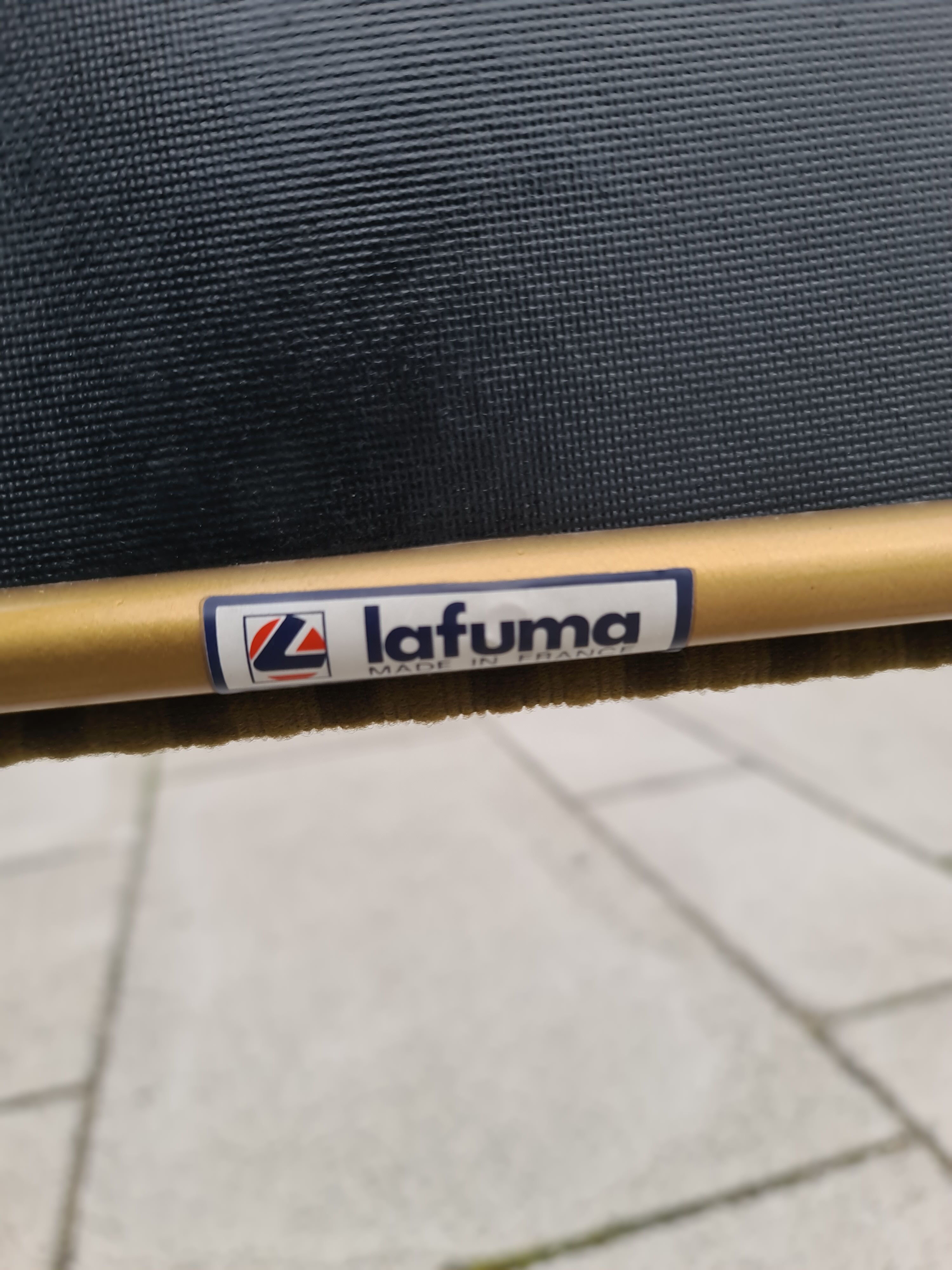 Pair of vintage folding chair Lafuma