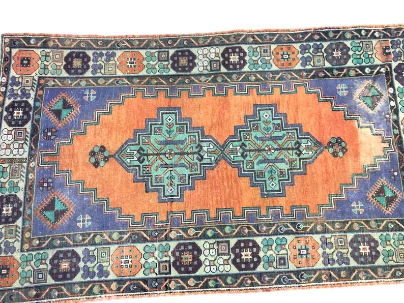 Colourful Oushak Turkish Carpet