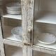 Antique glass cabinet