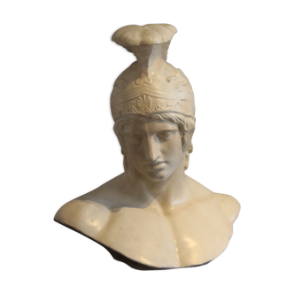 Bust of Achilles, in plaster years Italy 50's