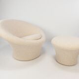 Ensemble fauteuil et ottoman Mushroom de Pierre Paulin pour Artifort, années 1960