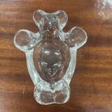 Cendrier ours en cristal de vannes le châtel