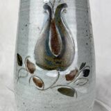 Très grand pichet/vase émaillée signé.