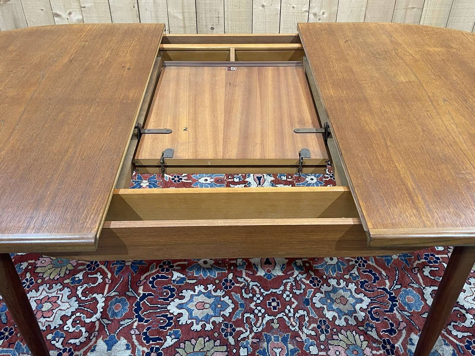 G-Plan teak dining table with butterfly extension