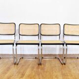 Set of 4 chairs Marcel Breuer B32 70s