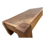 Sturdy wooden vintage coffee table