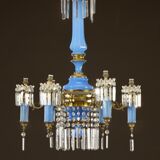Chandelier in opaline Napoleon III