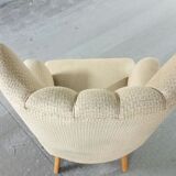 Fauteuil bergère scandinave danois années 50 60