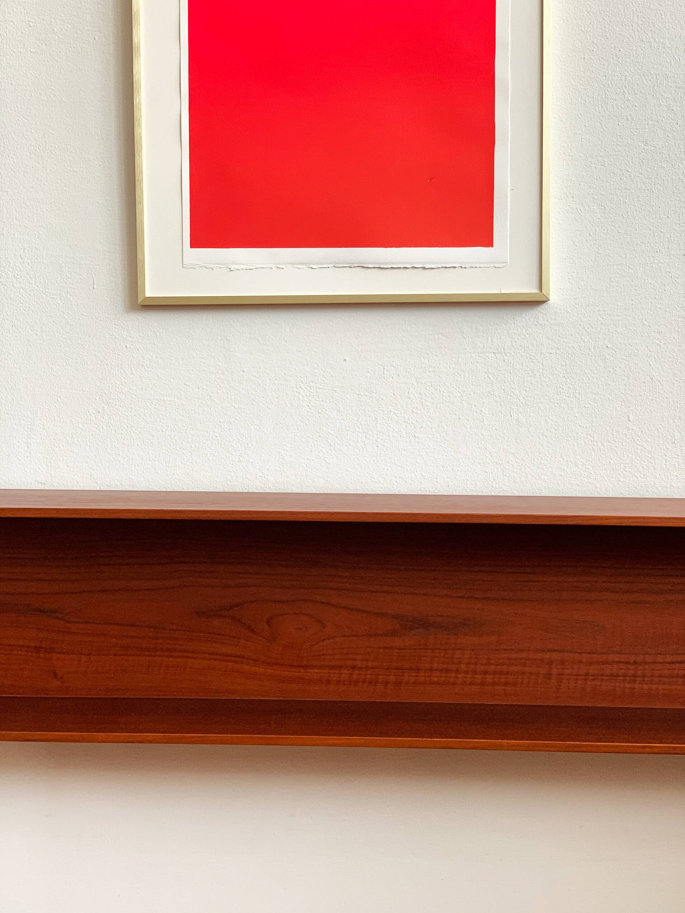 Étagère ouverte par Walter Wirz pour Wilhelm Renz, 150cm, Allemagne, des années 1960