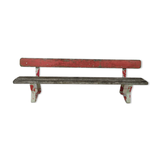 Old garden bench for children