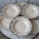 Lot de 6 assiettes creuses Moulin des Loups Terre de Fer années 30 fin XIXème