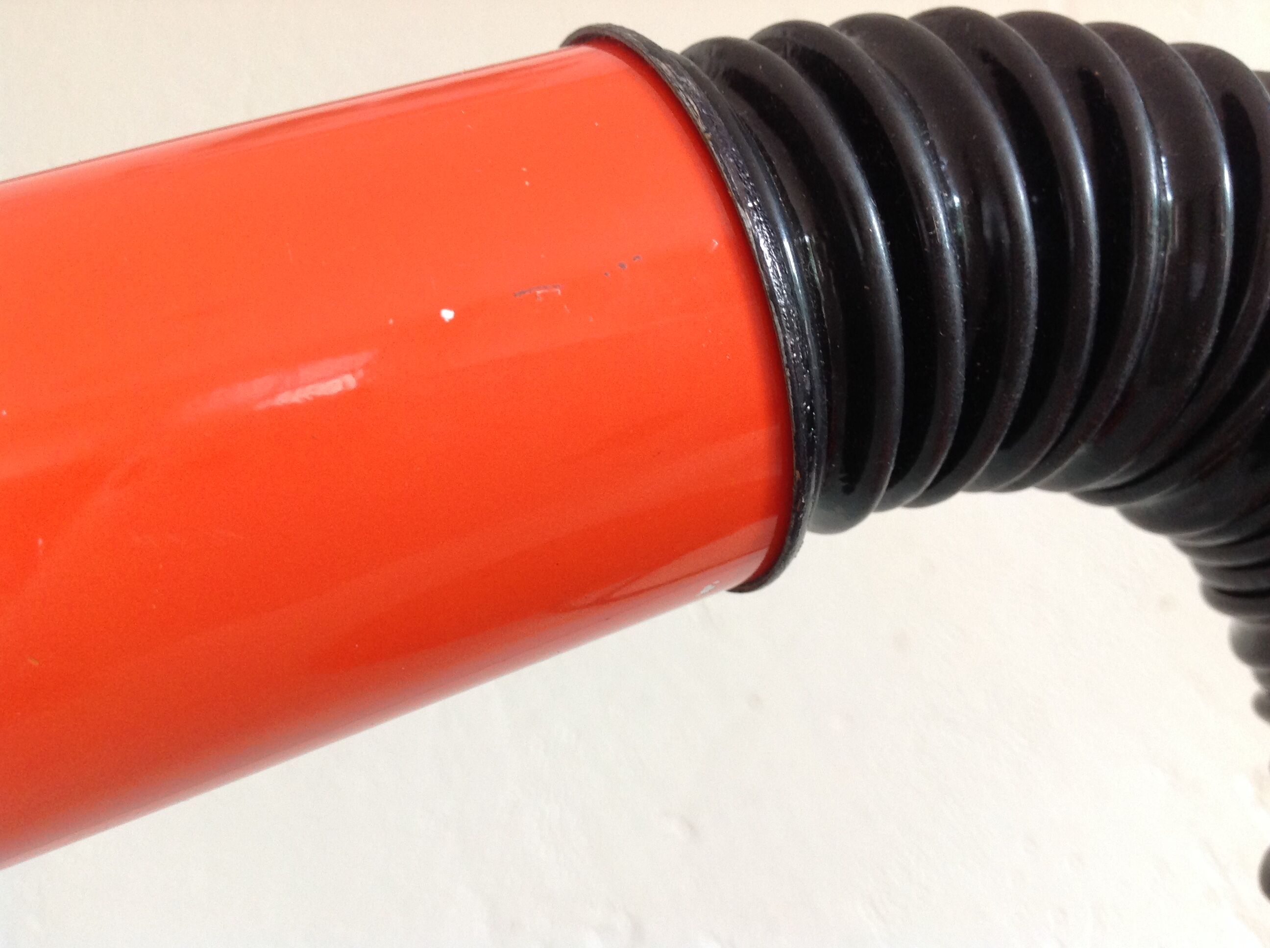 Orange eyeball lamp and chrome globe 60/70