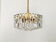 Large Austrian Palazzo Ice Glass Chandelier by J.T. Kalmar