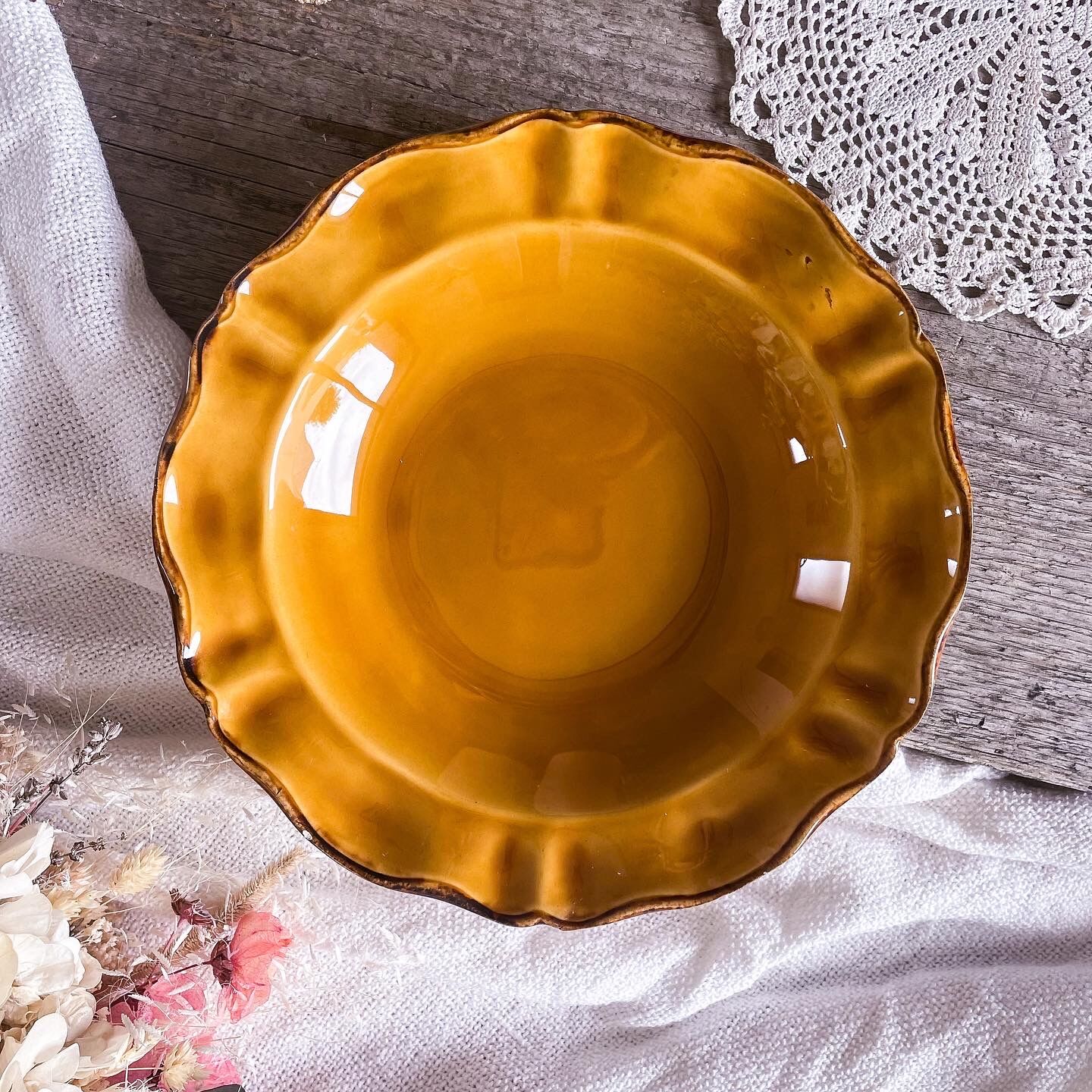 5 hollow plates Faience ADP