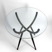 Patinated metal gueridon – Italy, 1960s