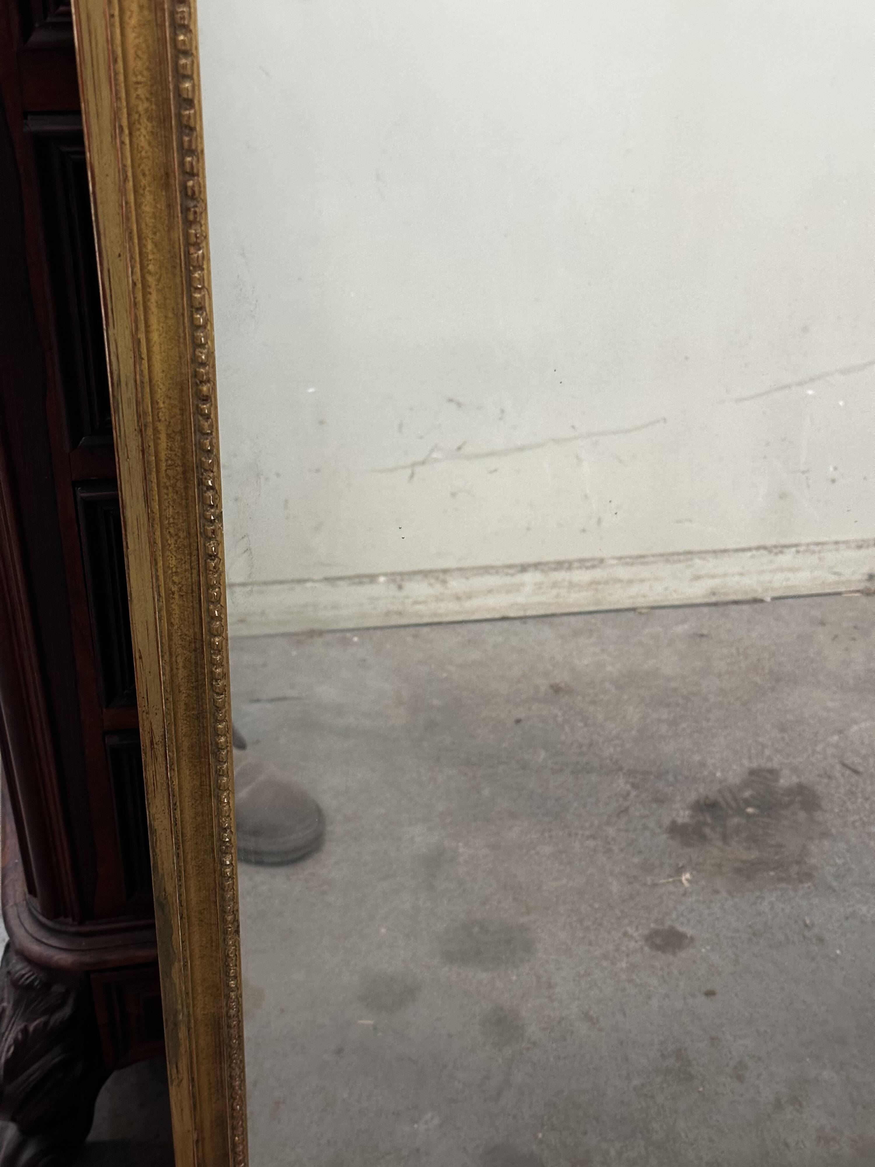 Grand miroir - contour Bois Doré